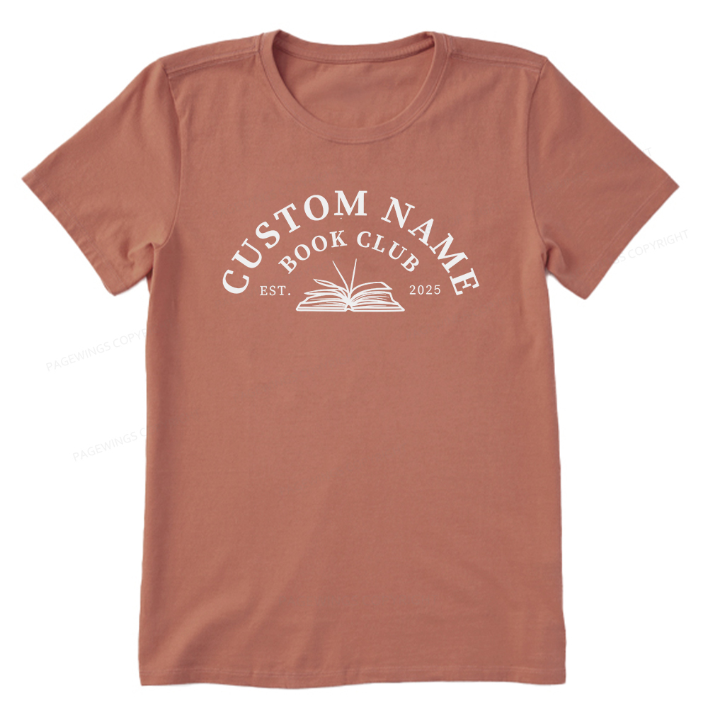 Pagewings Personalized Custom Book Club Unisex Classic T-shirt