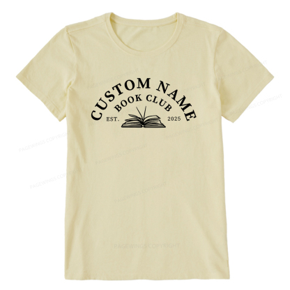 Pagewings Personalized Custom Book Club Unisex Classic T-shirt