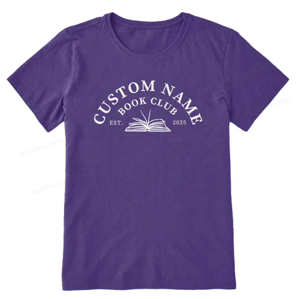 Pagewings Personalized Custom Book Club Unisex Classic T-shirt