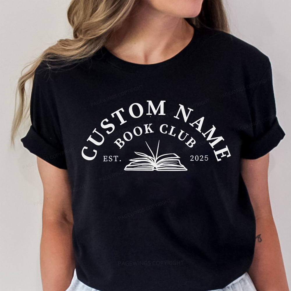 Pagewings Personalized Custom Book Club Unisex Classic T-shirt