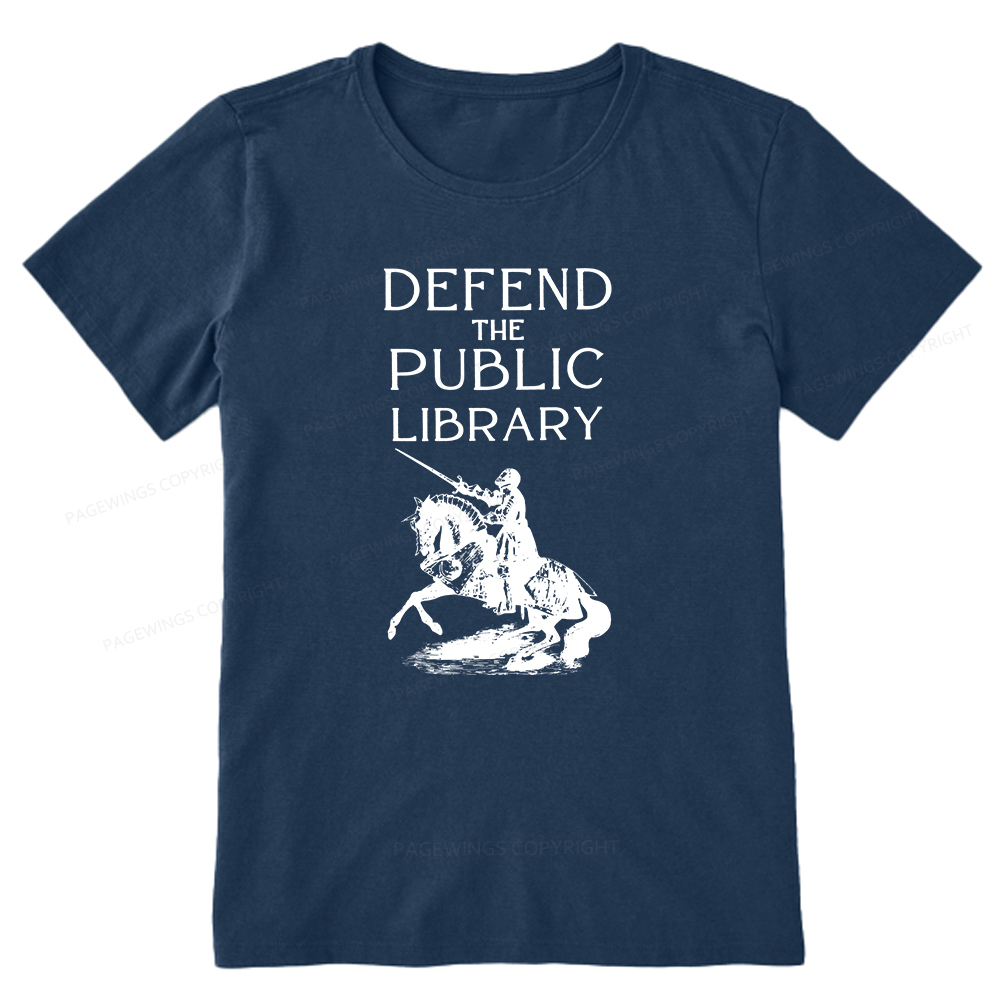 Pagewings Defend The Public Library Unisex Classic T-shirt
