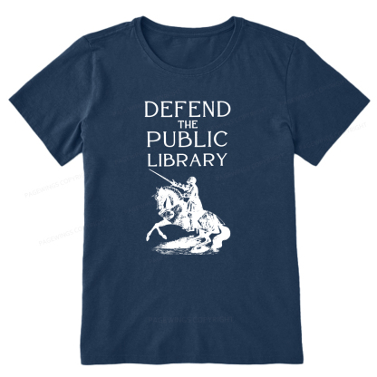Pagewings Defend The Public Library Unisex Classic T-shirt