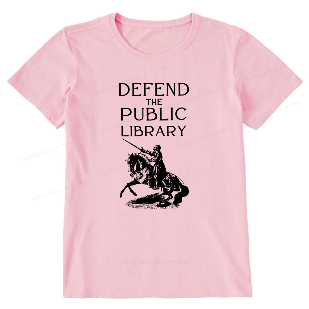 Pagewings Defend The Public Library Unisex Classic T-shirt
