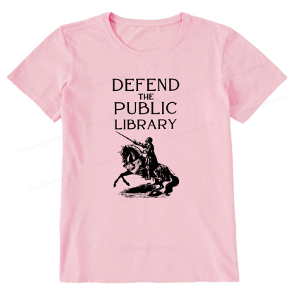 Pagewings Defend The Public Library Unisex Classic T-shirt