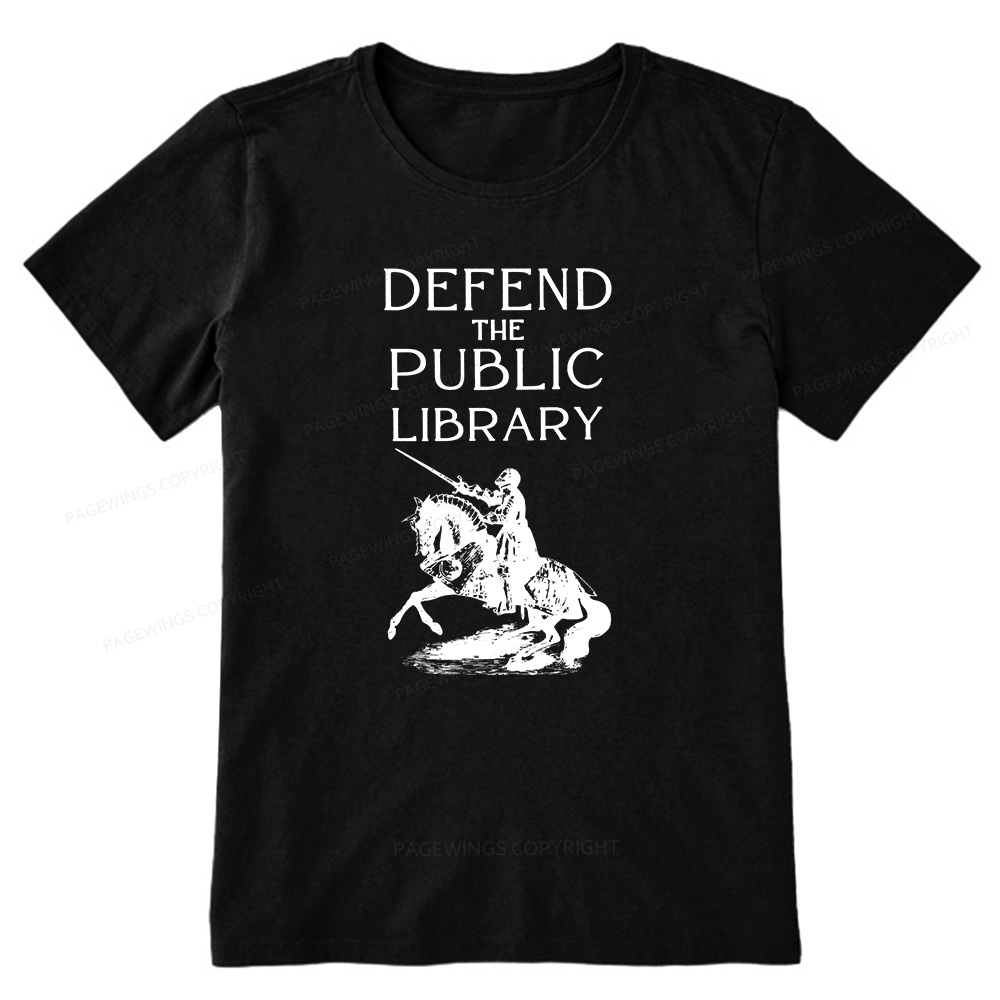 Pagewings Defend The Public Library Unisex Classic T-shirt