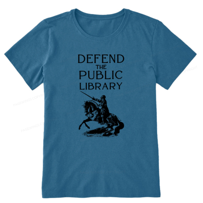 Pagewings Defend The Public Library Unisex Classic T-shirt