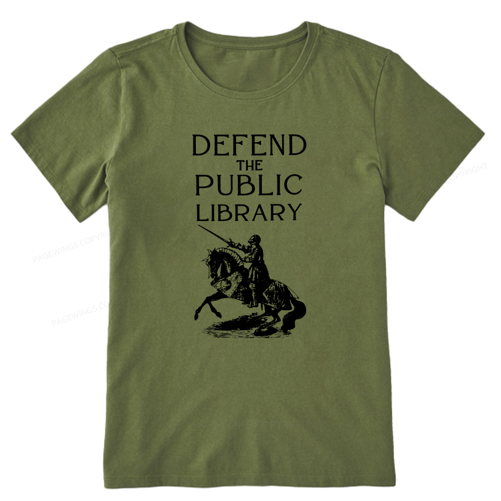 Pagewings Defend The Public Library Unisex Classic T-shirt