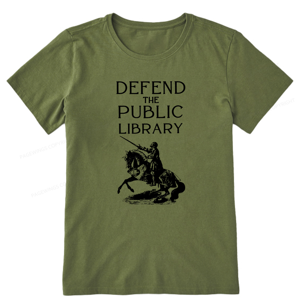 Pagewings Defend The Public Library Unisex Classic T-shirt