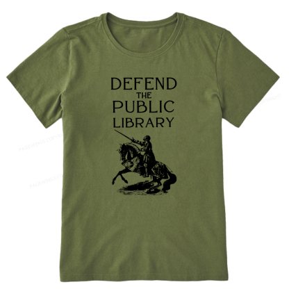 Pagewings Defend The Public Library Unisex Classic T-shirt