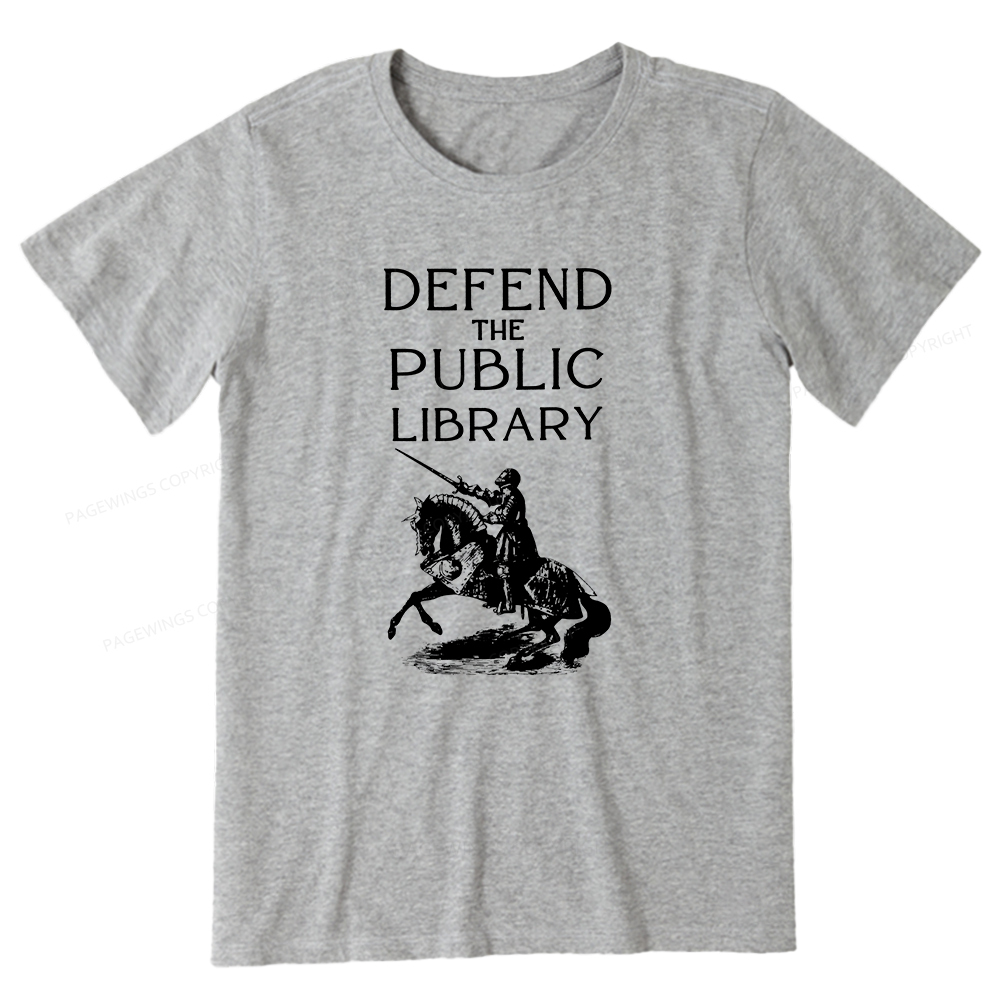 Pagewings Defend The Public Library Unisex Classic T-shirt