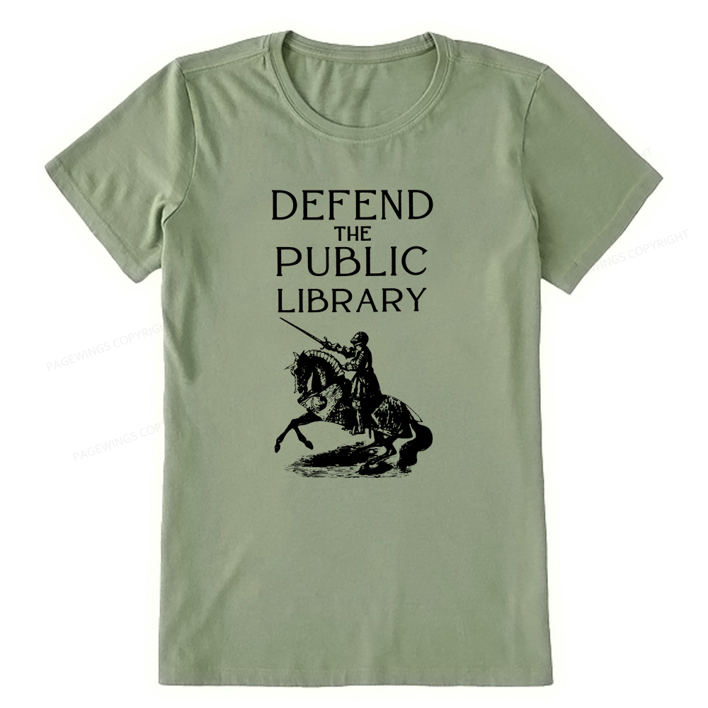 Pagewings Defend The Public Library Unisex Classic T-shirt