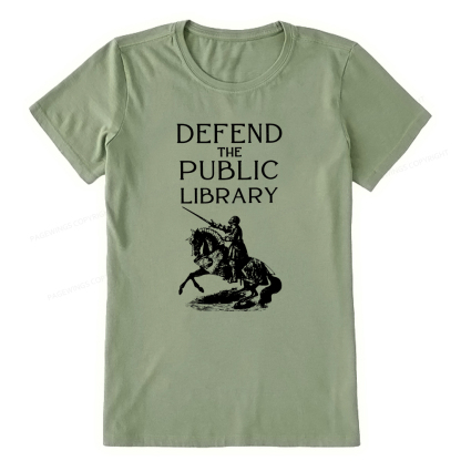 Pagewings Defend The Public Library Unisex Classic T-shirt