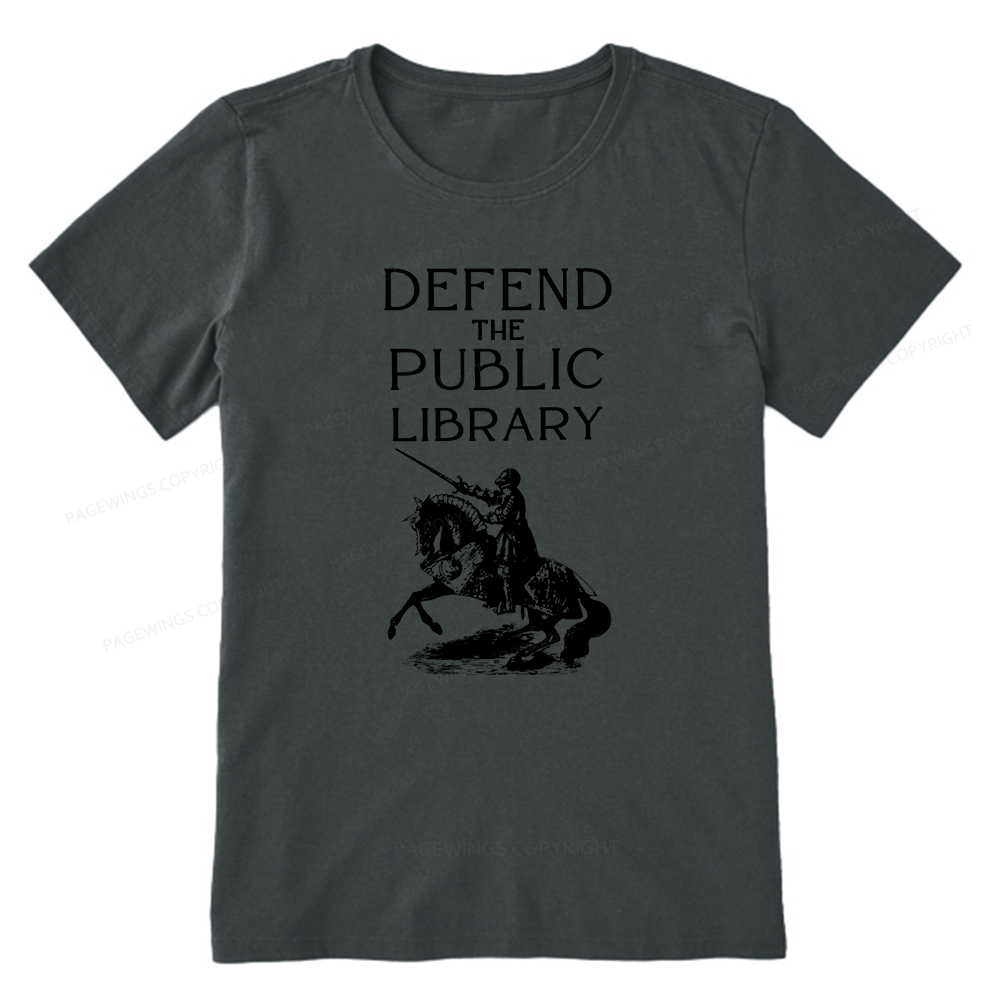 Pagewings Defend The Public Library Unisex Classic T-shirt