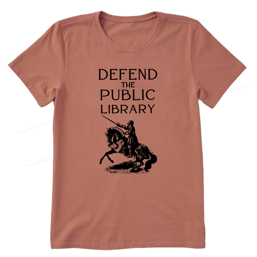 Pagewings Defend The Public Library Unisex Classic T-shirt