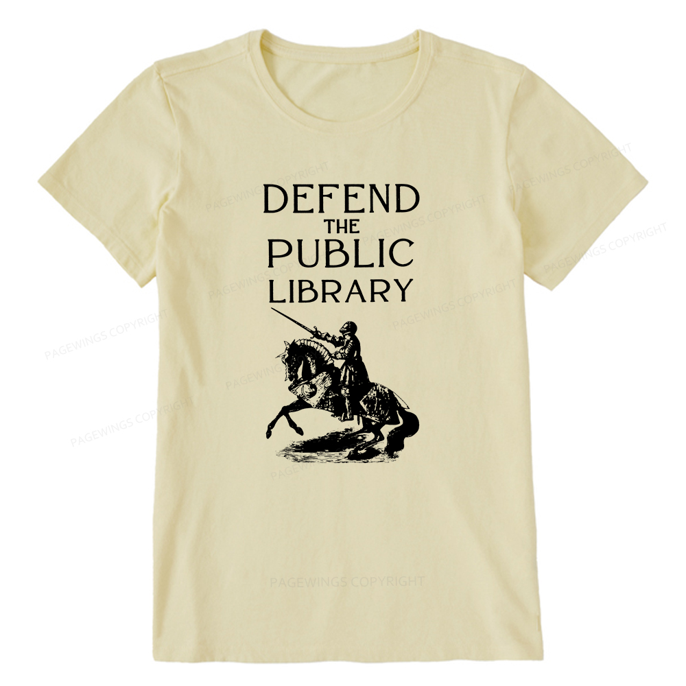 Pagewings Defend The Public Library Unisex Classic T-shirt