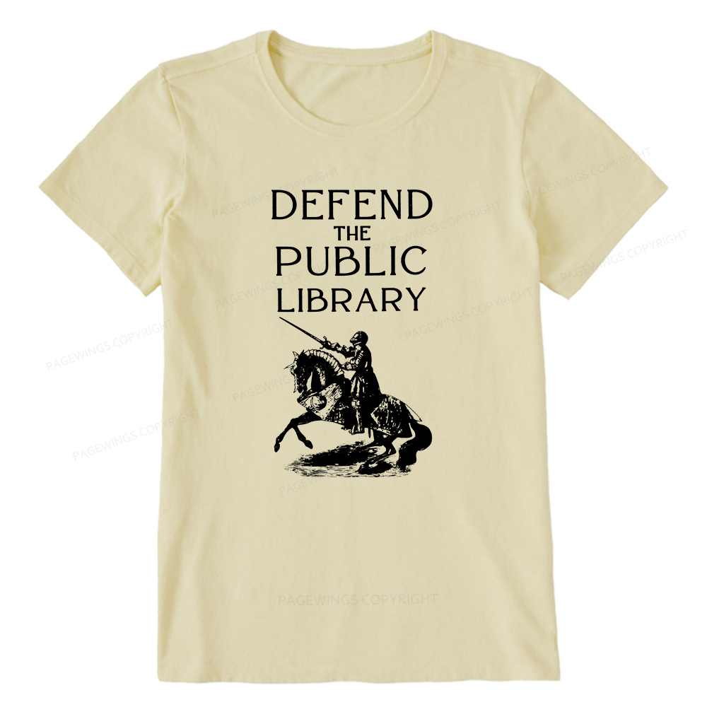 Pagewings Defend The Public Library Unisex Classic T-shirt