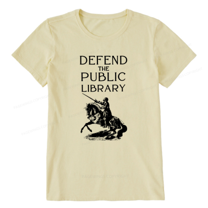 Pagewings Defend The Public Library Unisex Classic T-shirt