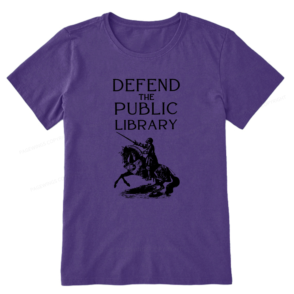 Pagewings Defend The Public Library Unisex Classic T-shirt