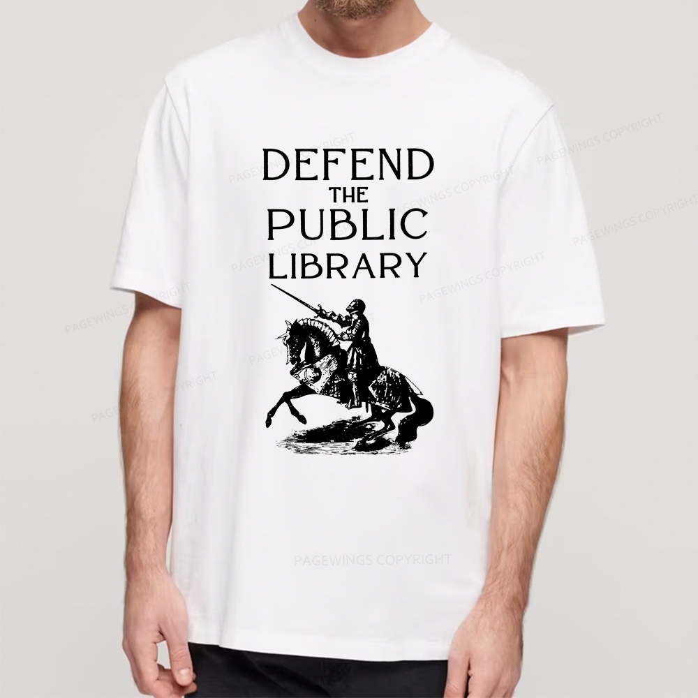 Pagewings Defend The Public Library Unisex Classic T-shirt