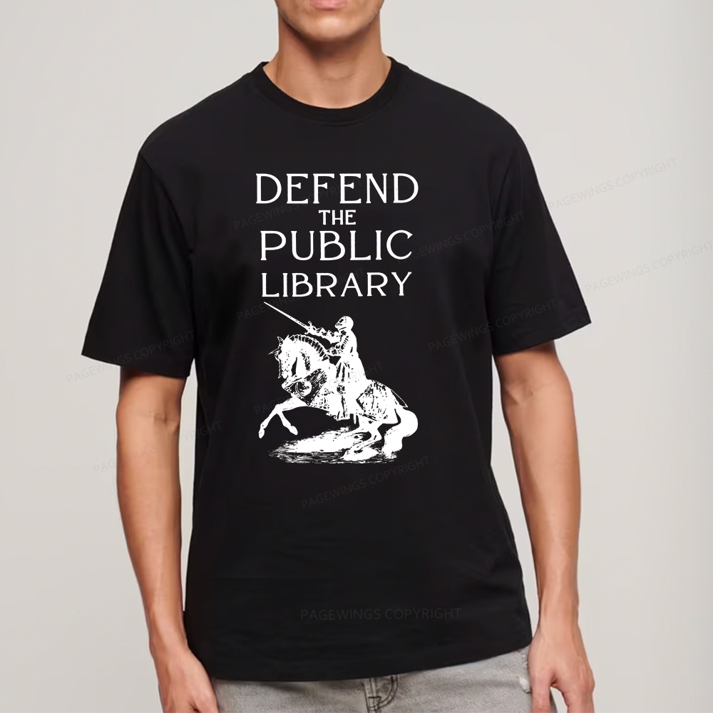 Pagewings Defend The Public Library Unisex Classic T-shirt