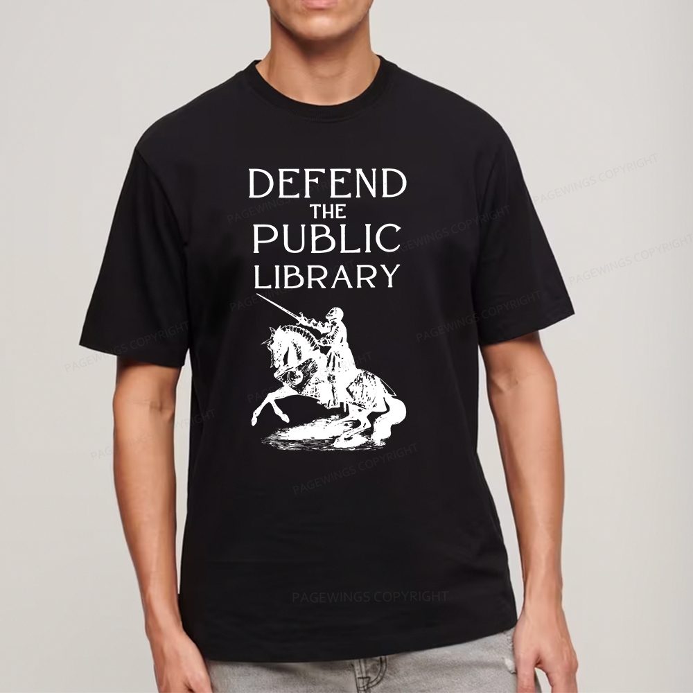 Pagewings Defend The Public Library Unisex Classic T-shirt