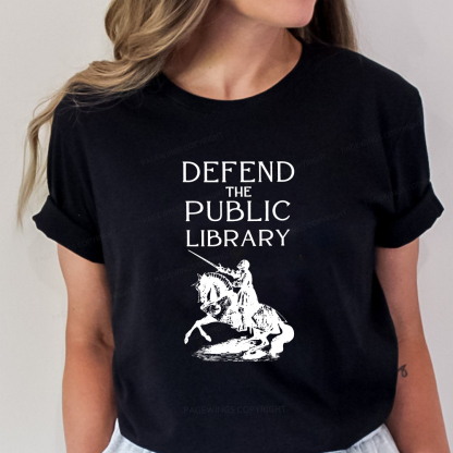 Pagewings Defend The Public Library Unisex Classic T-shirt