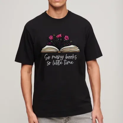 Pagewings So Many Books So Little Time Unisex Classic T-shirt