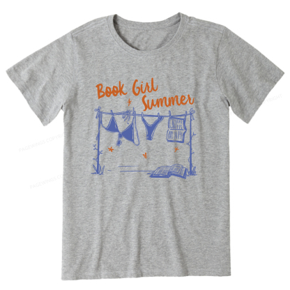 Pagewings Book Girl Summer Bookish Unisex Classic T-shirt