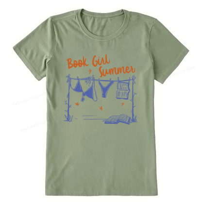 Pagewings Book Girl Summer Bookish Unisex Classic T-shirt