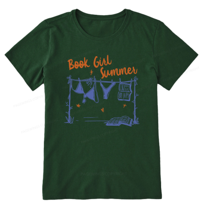 Pagewings Book Girl Summer Bookish Unisex Classic T-shirt