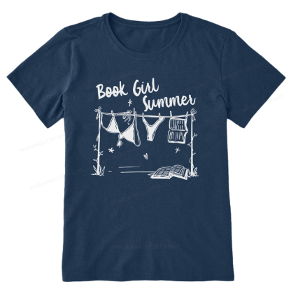 Pagewings Book Girl Summer Bookish Unisex Classic T-shirt