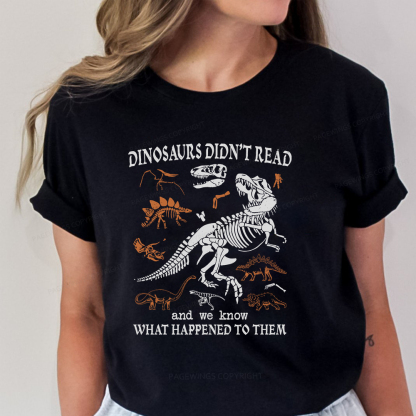 Pagewings Dinosaurs Did Not Read Unisex Classic T-shirt