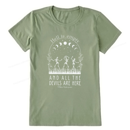 Pagewings Hell is Empty and all the Devils are Here Unisex Classic T-shirt