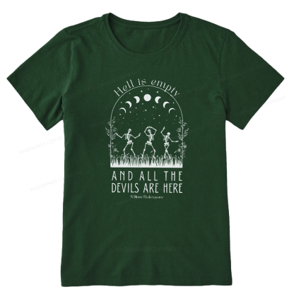 Pagewings Hell is Empty and all the Devils are Here Unisex Classic T-shirt