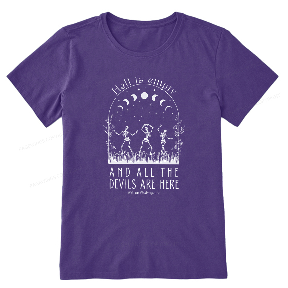 Pagewings Hell is Empty and all the Devils are Here Unisex Classic T-shirt