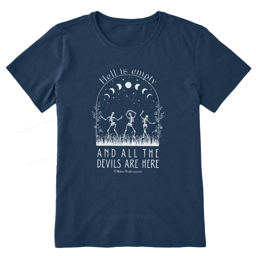 Pagewings Hell is Empty and all the Devils are Here Unisex Classic T-shirt