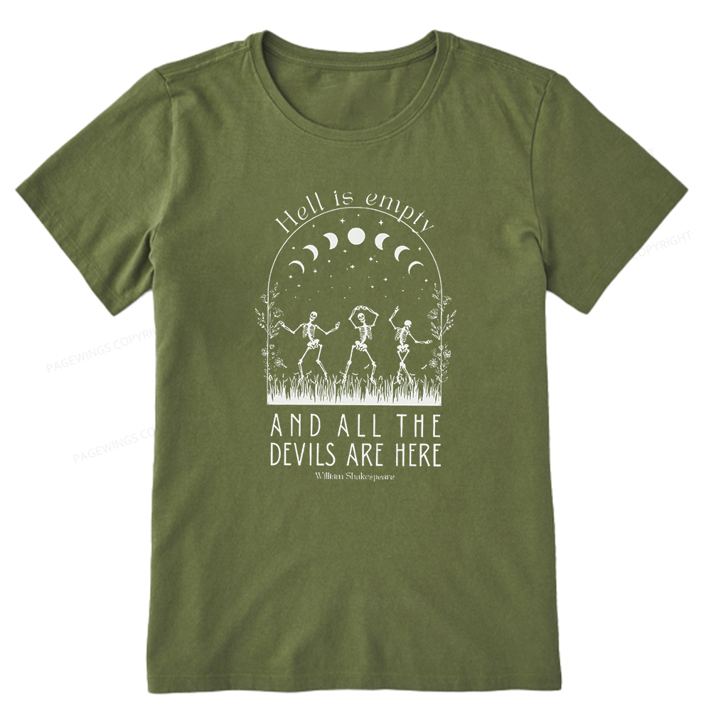 Pagewings Hell is Empty and all the Devils are Here Unisex Classic T-shirt