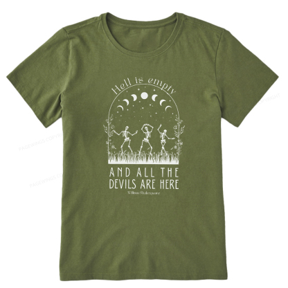 Pagewings Hell is Empty and all the Devils are Here Unisex Classic T-shirt