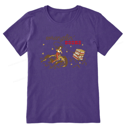 Pagewings Wranglin' Books Unisex Classic T-shirt