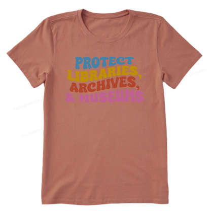 Pagewings Protect Libraries Archives And Museums Unisex Classic T-shirt