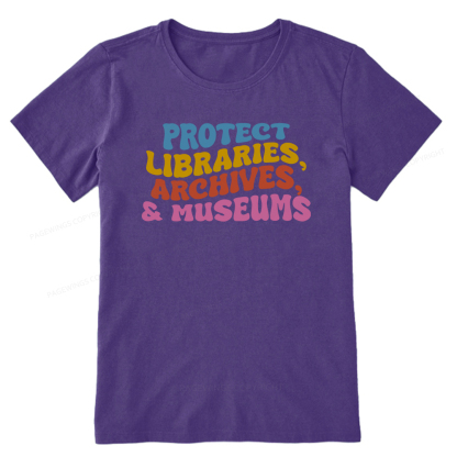 Pagewings Protect Libraries Archives And Museums Unisex Classic T-shirt