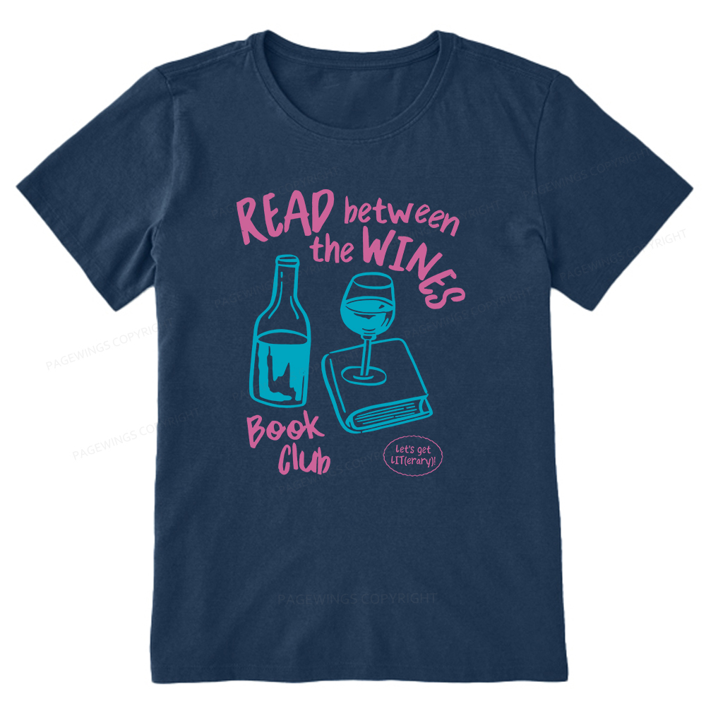 Pagewings Wine Lover Book Club Unisex Classic T-shirt