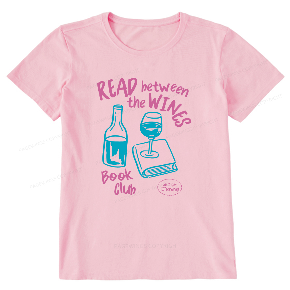 Pagewings Wine Lover Book Club Unisex Classic T-shirt