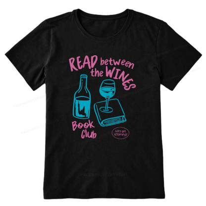 Pagewings Wine Lover Book Club Unisex Classic T-shirt