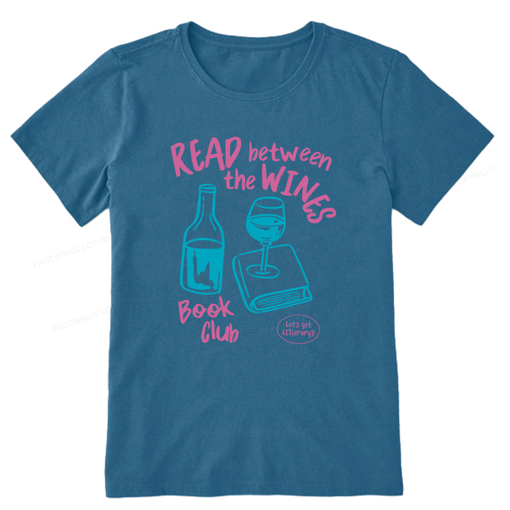 Pagewings Wine Lover Book Club Unisex Classic T-shirt