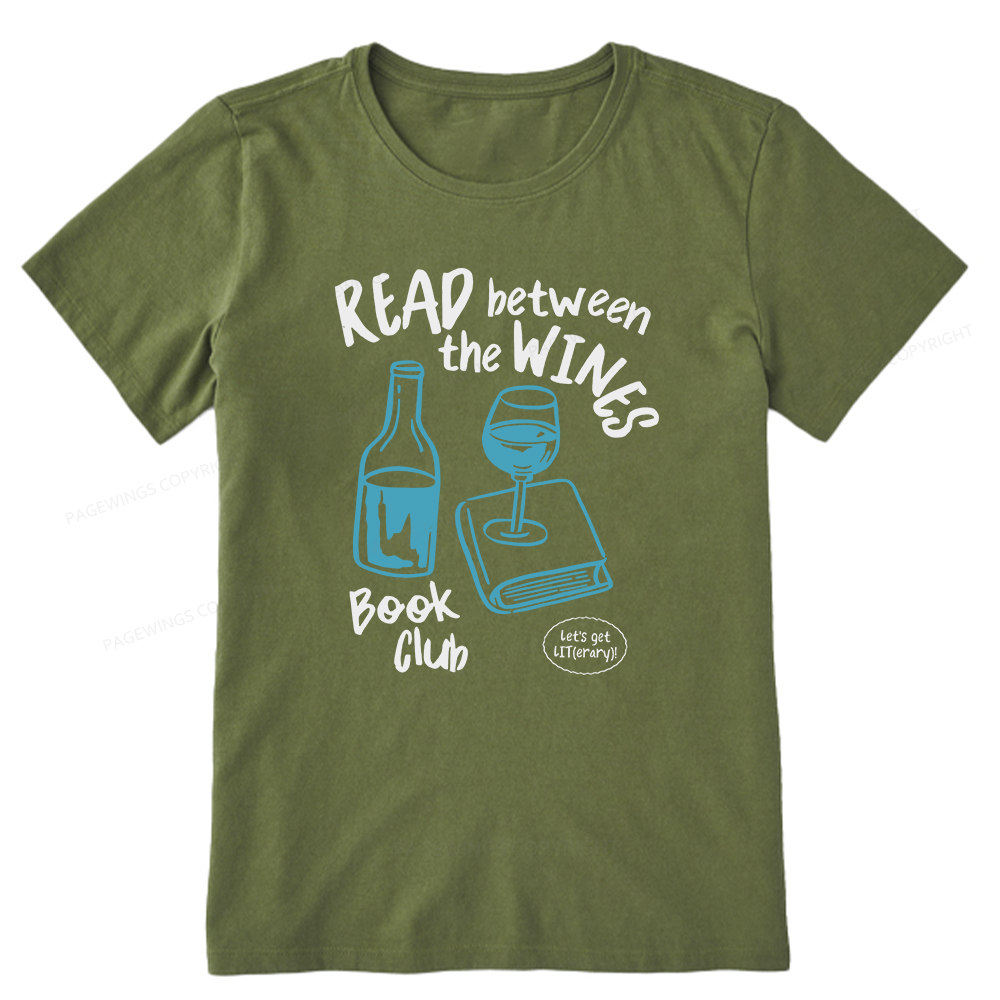 Pagewings Wine Lover Book Club Unisex Classic T-shirt