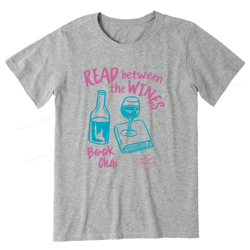 Pagewings Wine Lover Book Club Unisex Classic T-shirt