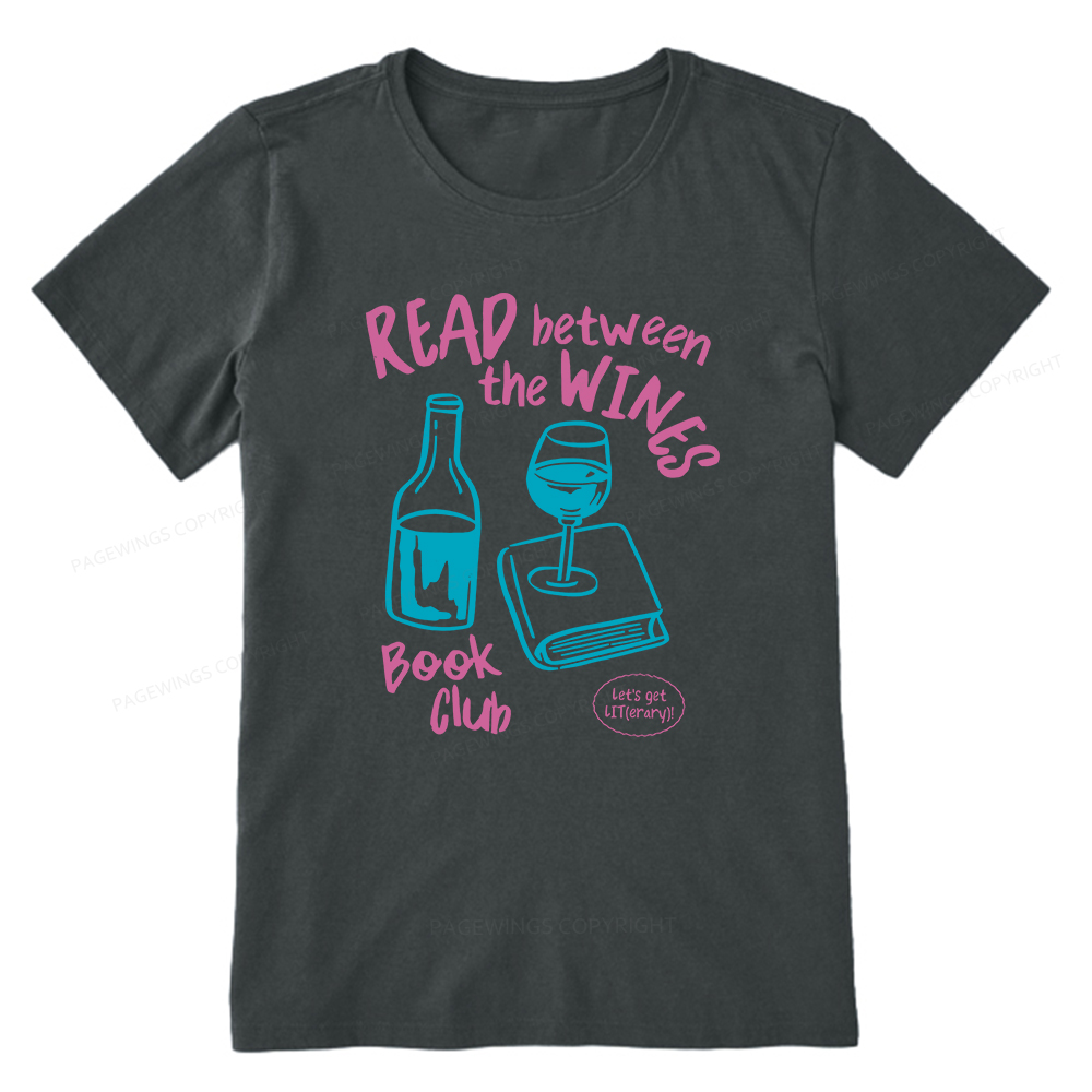 Pagewings Wine Lover Book Club Unisex Classic T-shirt