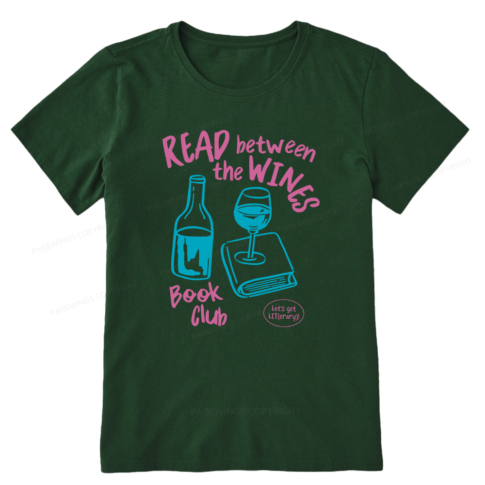 Pagewings Wine Lover Book Club Unisex Classic T-shirt