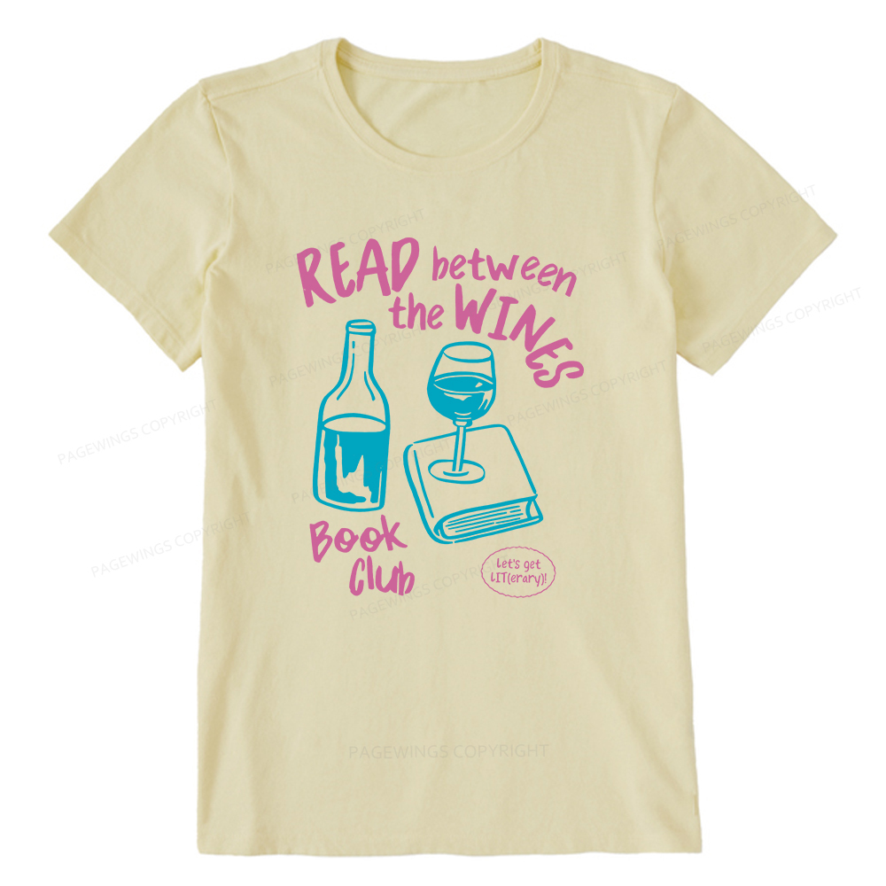 Pagewings Wine Lover Book Club Unisex Classic T-shirt